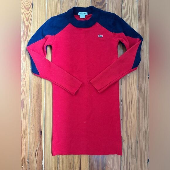 Lacoste Sweater Dress - Picture 1 of 7